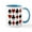 White/Blue Inside, variant on CafePress - Playing Card Symbols Mug - 11 oz Ceramic Mug - Novelty Coffee Tea Cup