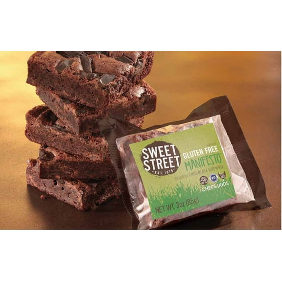 Sweet Street Honduran Chocolate Gluten Free Brownie Manifesto 2.8 oz (48 Count)