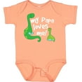 thumbnail image 3 of Inktastic My Papa Loves Me Dinosaur Boys Baby Bodysuit, 3 of 5