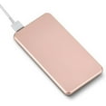 thumbnail image 2 of Lian LifeStyle Exceptional Portable Phone Charger w/Dual USB Output - 5000 mAh Ultra High Capacity Power Bank, High-Speed Charging for iPhone, iPad, Samsung & Other Cell Phones - Y5 Rose Gold, 2 of 4