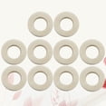 thumbnail image 6 of KAJNBN 10Pcs Trumpet Felt Washers Cotton White for Musical Instrument Accessories 1.8X0.39in, 6 of 8