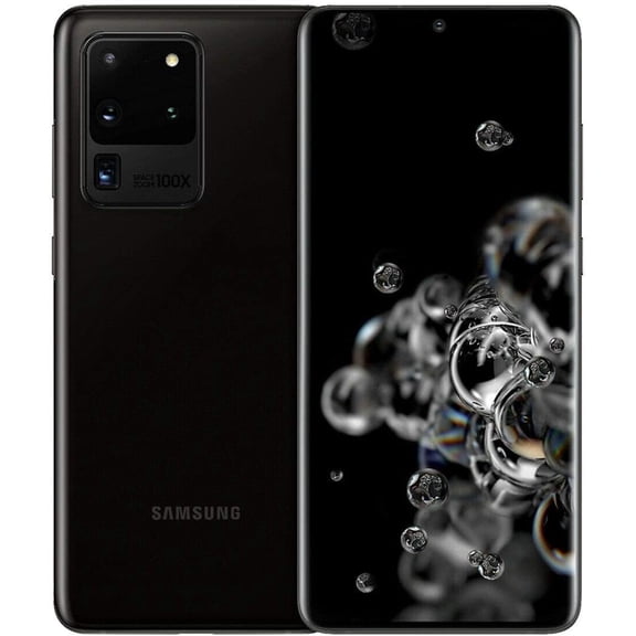 Pre-Owned Samsung Galaxy S20 Ultra 5G 12GB RAM ROM - Unlocked - 128GB Cosmic Black