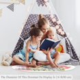 thumbnail image 4 of Small Leopard Round Soft Area Rugs 2.6ft Anti-Slip Cute Circle Carpet for Teen Girls Room, Circular Rug for Nursery Room, Dorm, Cute Room Decor for Baby, 4 of 7
