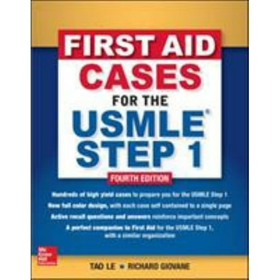 Pre-Owned First Aid Cases for the USMLE Step 1, Fourth Edition (A & L REVIEW) Paperback