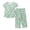 L72-Green, variant on xfsWaSs Pajamas for Women Set Plus Size Sleepwear Short Sleeve Tops With Capri Pants Summer Pajama Sets Ladies Daily Loungewear