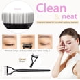 thumbnail image 6 of Black Eyebrow Curler Eyelash Comb Eyelash Curler Organizer 9-Piece Set, 6 of 8