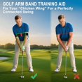thumbnail image 3 of Golf Swing Band, Golf Arm Band  Aid - Adjustable Golf Connection Band for Swing Plane &  Memory, Golf Swing  Aid for Driving Range and Final Putt Practice, 3 of 6