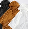 thumbnail image 5 of Mens Camisas de Verano Manga Corta con Capucha con Bolsillo Deportes Casuales, Camiseta Superior para Al Aire Libre Y Diario, 5 of 5