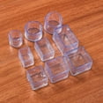 thumbnail image 1 of Funda de silicona transparente para pies de mesa y silla, gruesa y resistente al ruido, para taburetes, a prueba de arañazos, 1 of 2