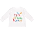 thumbnail image 3 of Inktastic Nana and Pappy Love Me Boys or Girls Long Sleeve Toddler T-Shirt, 3 of 5
