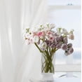 thumbnail image 3 of Jarrón decorativo vidriado imitación de plástico | Maceta de arreglo floral transparente para sala de estar | Utensilio floral de plástico duradero | Acento de decoración moderna para el hogar |, 3 of 5