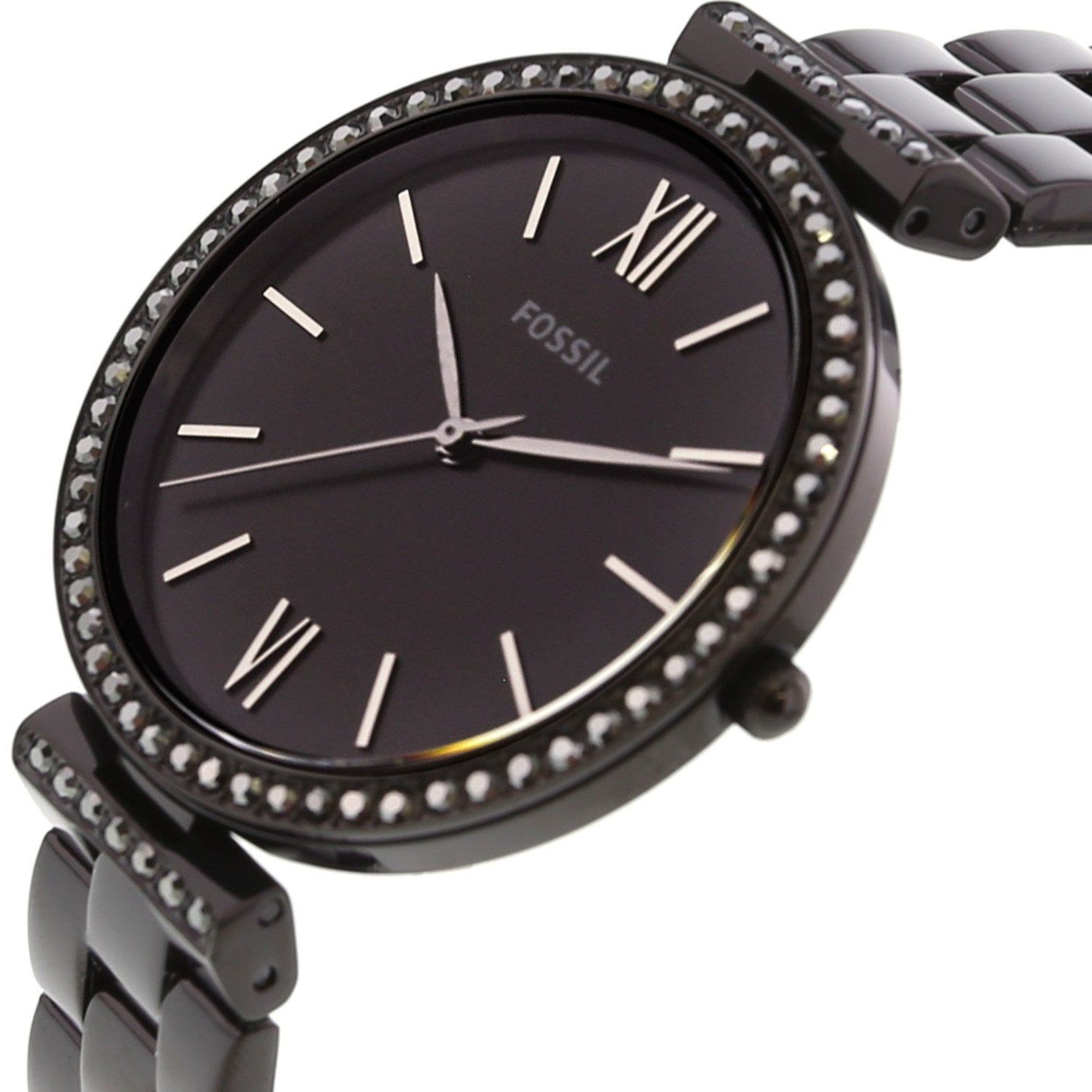 fossil black watch women