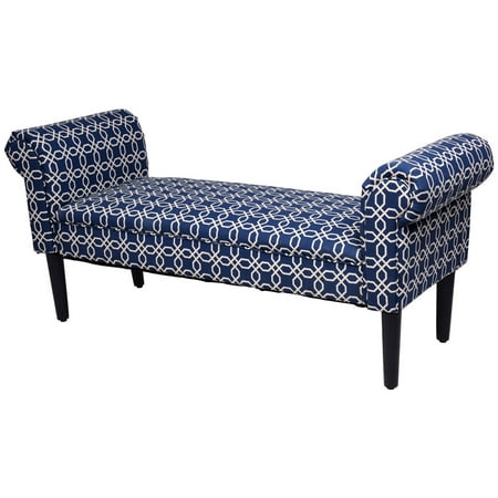 Costway 53 5 Bed Bench Rolled Arm Home, Rolled Arm Bench Slipcover