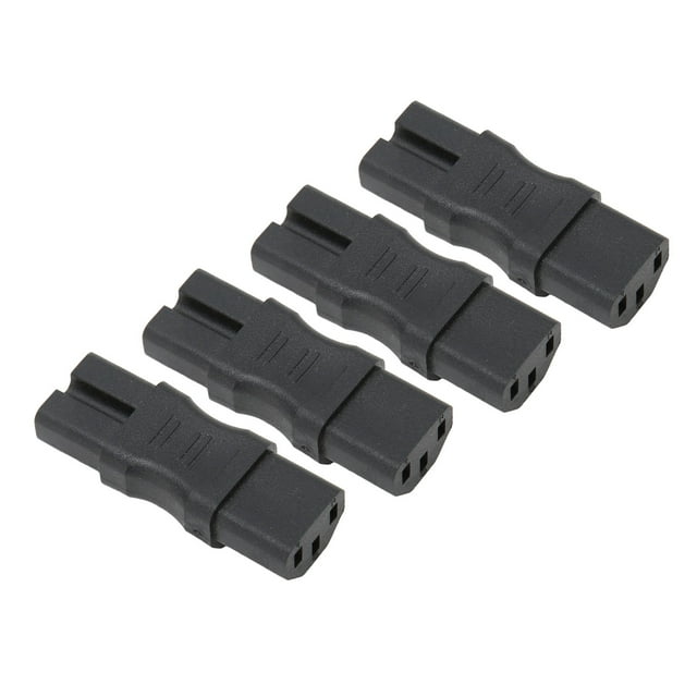 Adaptador de corriente IE IE, 4 piezas IEC320 C13 a IE IE Convertidor de corriente IE IE Conector adaptador de corriente Artesanía superior