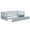 Grey, variant on Giantex Twin Size Wooden Daybed with Pull-Out Trundle Bed Set Wood Guest Bed Frame Slats for Bedroom Living Room Dorm, Grey