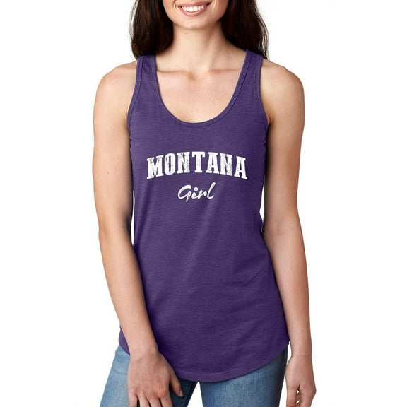 IWPF - Women's Racerback Tank Top - Montana Girl