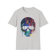 thumbnail image 2 of Dripping Rainbow Skull, Gildan Unisex Softstyle T-Shirt, Graphic Tee, S-3XL, 2 of 5