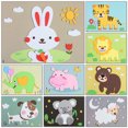 thumbnail image 1 of Airle 1 Set DIY Sticker Painting Brain Game Multi Styles Rich Content 3D Handmade DIY Cartoon Kindergarten Clear Print Kid Sticker Toy for Kids, 1 of 8