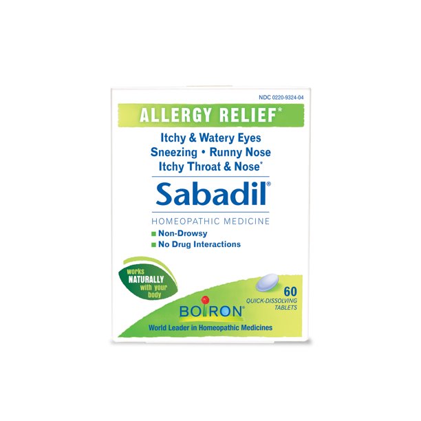 Boiron Sabadil Allergy Relief Tablets, 60 Ct