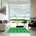thumbnail image 6 of Ahgly Company Indoor Square Patterned Neon Green Area Rugs, 8' Square, 6 of 6