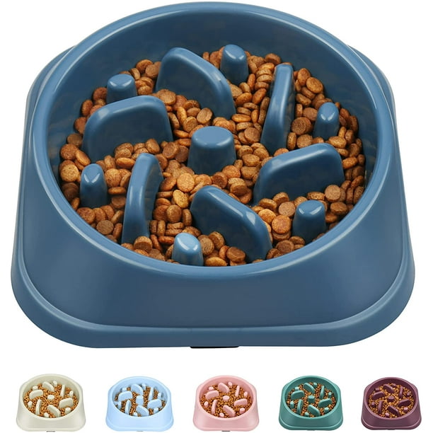 UPSKY Slow Feeder Non-Slip Dog Puzzle Bowls Interactive Bloat Stop Anti-Choking Dog Bowl for Small Medium Dogs