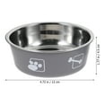 thumbnail image 2 of Masteelf Durable Stainless Steel Pet Bowl for Kitchen Use Assorted Color 2Pcs, 2 of 8