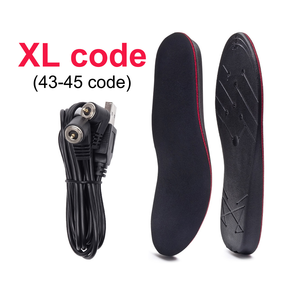 Details about / Winter USB Electric Heated Shoe Insoles Pads Feet Heater Foot Warmer Men Women