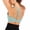 Pea Green, variant on Women’s Strappy Sports Bra Medium Support – Criss Cross Back Yoga Bra with Removable Pads