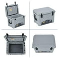 thumbnail image 7 of Litake 35 Quart Hard Camping Cooler, Portable Insulated Ice Chest Cooler Box with Heavy Duty Handle, 5-Day Ice Retention, Great for Beach, Camping, Picnic, BBQ, Fishing, 7 of 7