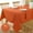 Rusty, variant on Textured Rectangle Tablecloth Waterproof Wrinkle Free Fabric Table Cloth, Faux Linen Polyester Table Cover for Spring/Dining/Party/Wedding/Indoor/Outdoor (60 x 102 Inch Rectangular, Sage Green)