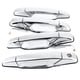 thumbnail image 1 of 4pcs Exterior Door Handle Chrome Left Right 20828258 Replacement Fit for Cadillac Escalade, 1 of 5