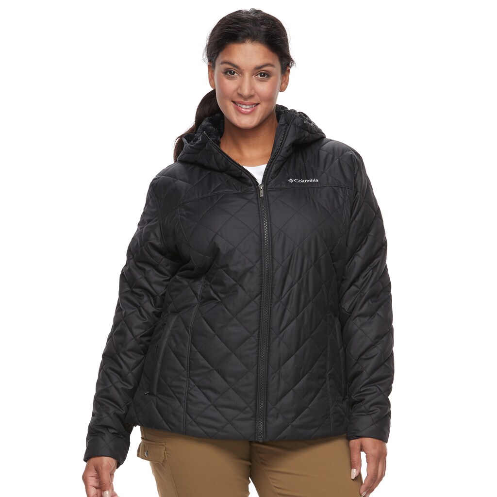 Plus Size Columbia Copper Crest Hooded Quilted Jacket Dusty Iris - image 2 of 3