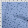 thumbnail image 3 of Soimoi Bird Printed, Japan Crepe SatinFabric By The Yard-54 Inch WideDecorative Sewing Fabric For Dresses, Kimonos, Gowns-Purple, 3 of 5