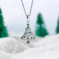 thumbnail image 2 of Long necklace new Christmas tree emerald women's style pendant,Gift box Xmas, 2 of 5