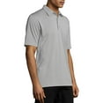thumbnail image 2 of Hanes Men's Sport Heathered Performance Polo, 2 of 5