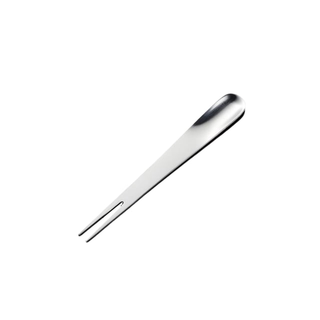 Wosthever Desierto Tenedor Cuchara Fruta Helado Cuchara de doble Herramienta de agitación Vajilla Ensalada Cubiertos Utensilios de cocina Cocina y Comedor Plata