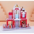thumbnail image 1 of Rompecabezas tridimensional 3D, juguete de espuma de papel hecho a mano, forma de casa y coche, 61 unidades, regalo, tamaño mediano, 1 of 6