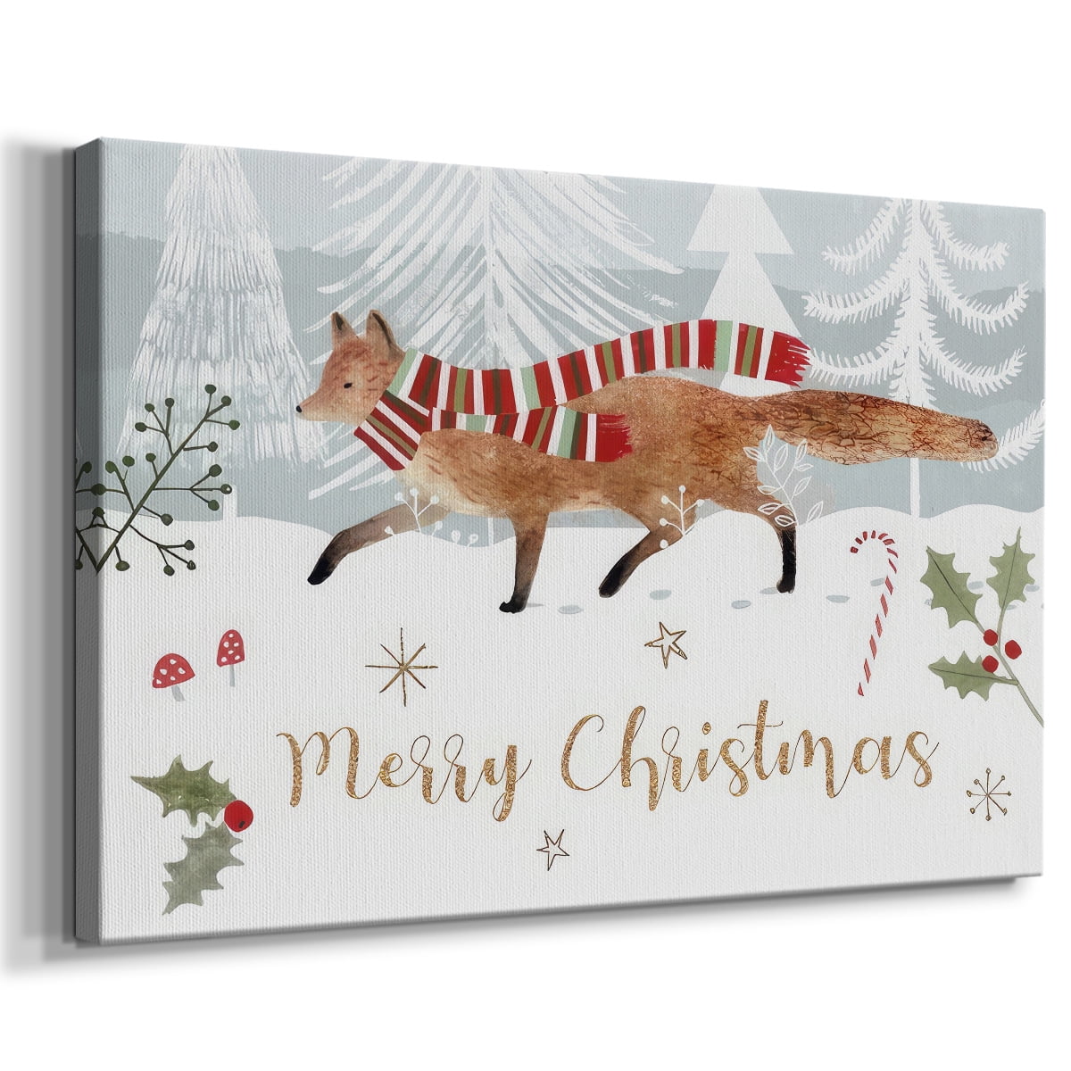 Woodland Christmas Collection A- Gallery Wrapped Canvas