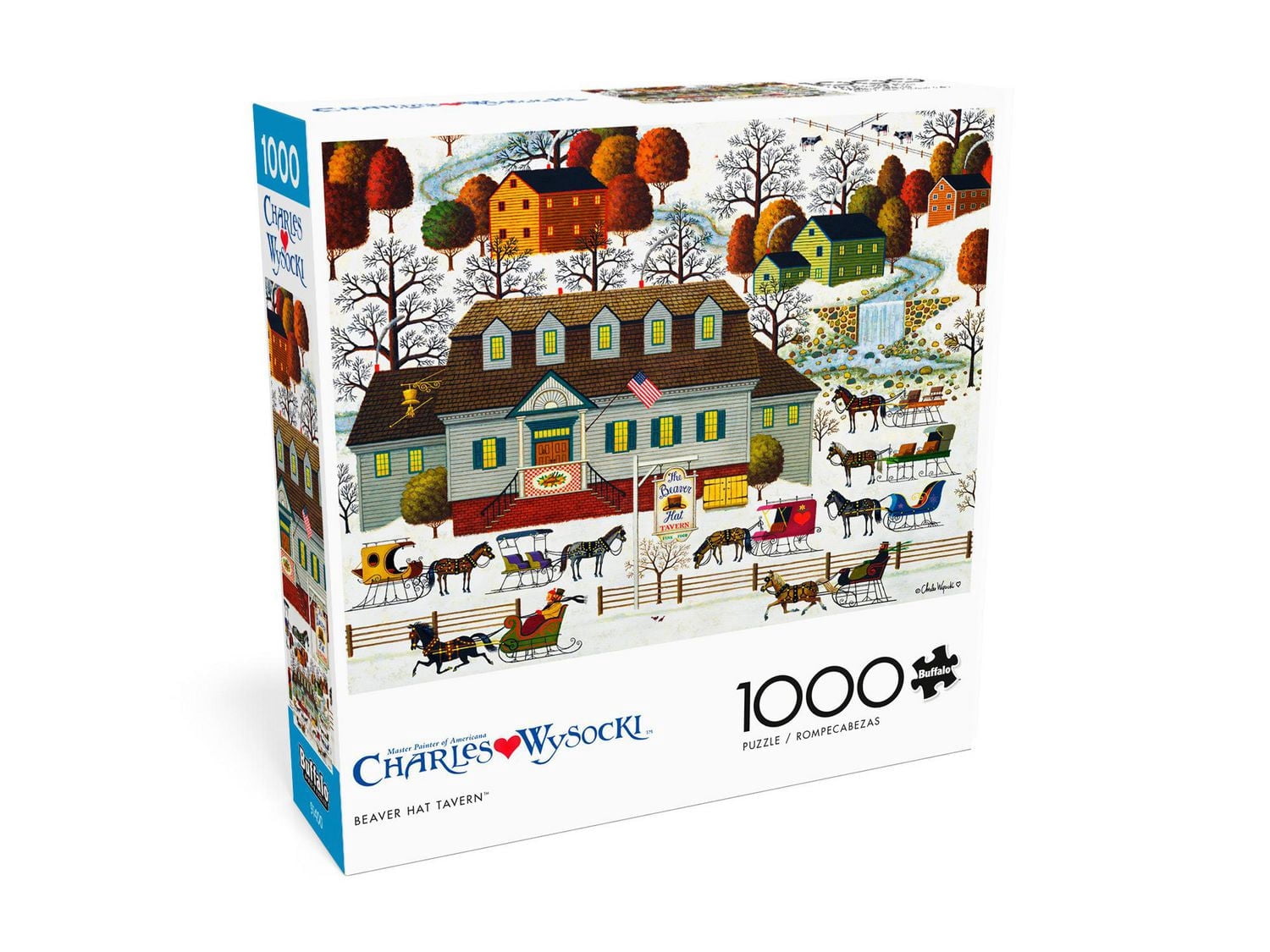 Buffalo Games - Charles Wysocki - Beaver Hat Tavern - 1000 Piece Jigsaw Puzzle