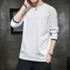 thumbnail image 3 of Sudaderas Cuello Redondo Capa Base Unicolor Hombre Jerseys Camiseta Lisa para Hombre Divertida Ropa de Calle Social Original Manga Larga Completa, 3 of 5