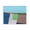 Geometric Earthscape in Blues, variant on Stupell Industries Contemporary Chaotic Neutral Paint Black Framed Giclee Art, 14 x 11, by Victoria Barnes
