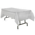 thumbnail image 2 of JAM Paper Plastic Table Cover, White Tablecloth, 1/Pack, 2 of 2