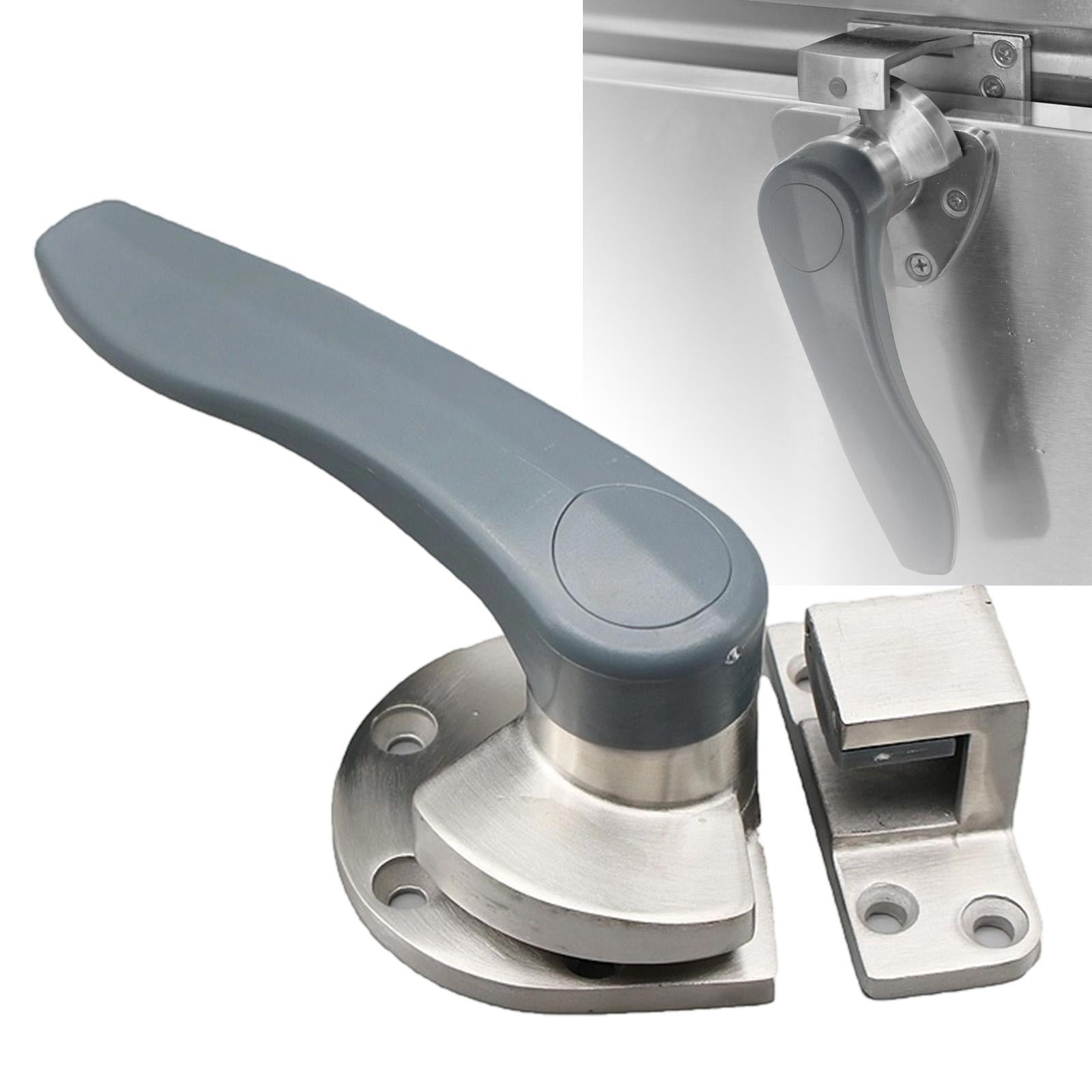 CarpNettore Cabinet Door Handle Lock for Steamer Units with Hinges for Freezing Applications Steel For Left