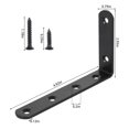 thumbnail image 3 of 4PCS Étagère Triangle Noir Robuste Trépied Triangle Supports Échafaudage Support Industriel Robuste en Forme de L Angle de Joint d'Entretoise d'Angle, 3 of 11