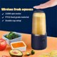 thumbnail image 5 of Licuadora eléctrica de 6 cuchillas, mini batidora de frutas, extractor de jugos, exprimidor de frutas con carga USB, 5 of 7