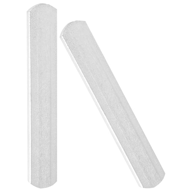 SOPOTUTU Weight Plated Steel Plates 2Pcs 15.8X0.98In Stainless Steel For Home Exercise Muscle Building