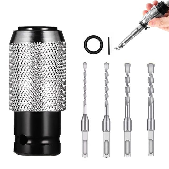 SharkTRUE Adaptateur de Marteau Rotatif Premium : Durable, Résistant à la Rouille, Transmission à Couple Élevé