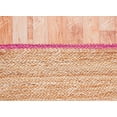 thumbnail image 5 of Chouhan Rugs Natural Jute Pink Lined Rug Bohemian Rug Decor Rug Handwoven Rug Custom Rug Decorative Rug, 5 of 8