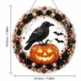 thumbnail image 3 of Diamond Art Kits Hanging Halloween Haunted House, DIY 5D Special Shaped Diamond Painting Craft Gem Art Rhinestone for Adults and Home Window Door Decor, Happy Halloween, 3 of 6