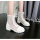 thumbnail image 1 of Sandalias caladas para mujer, zapatos de malla transpirables a la moda, botines altos hasta el tobillo, botas Martin estilo vendaje, novedad de verano Sincero Electrónica, 1 of 1